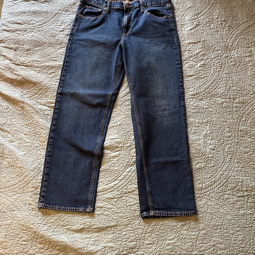 GAP Blue Straight Jeans with Authentic Denim Look